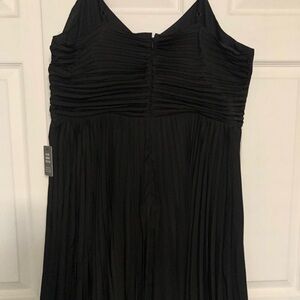Express Black Pleated Ruched Sundress